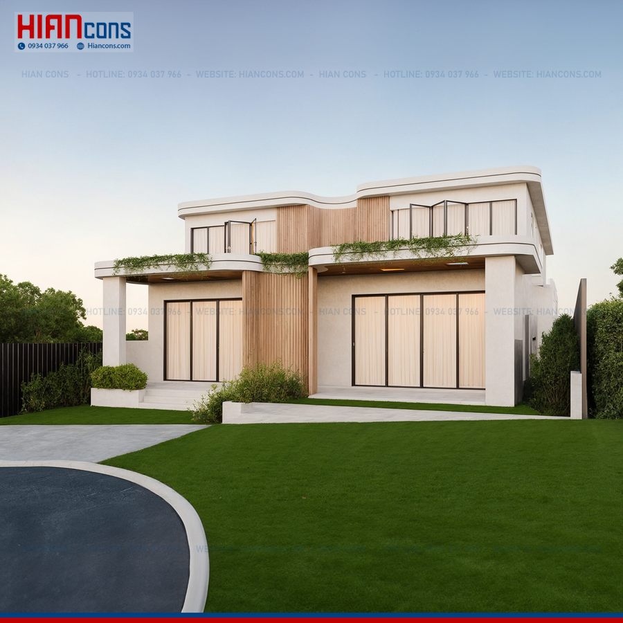Thiết Kế Biệt Thự Hiện Đại Nghỉ Dưỡng