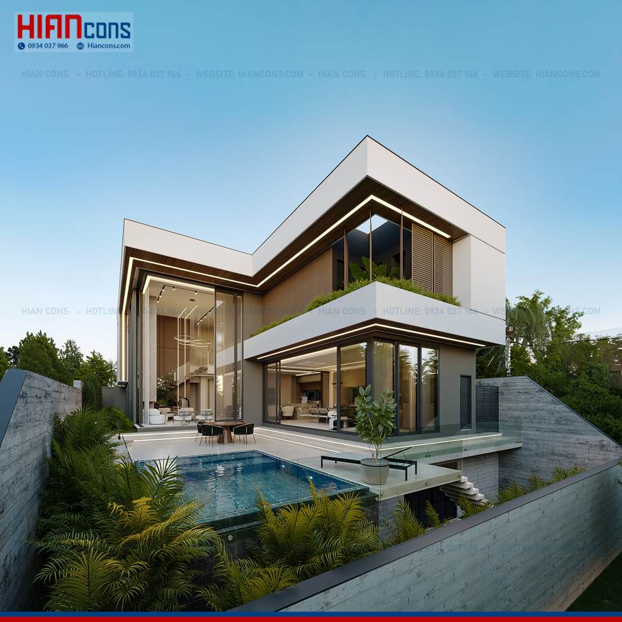 Thiết Kế Biệt Thự Hiện Đại Mini