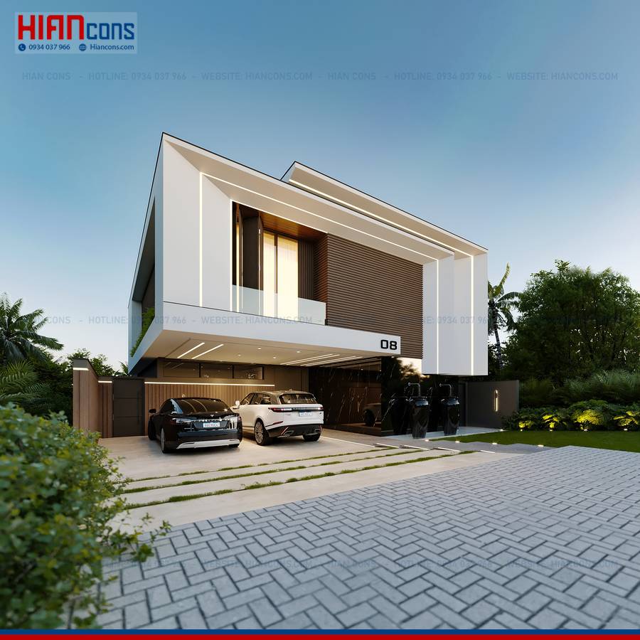 Thiết Kế Biệt Thự Hiện Đại Mini