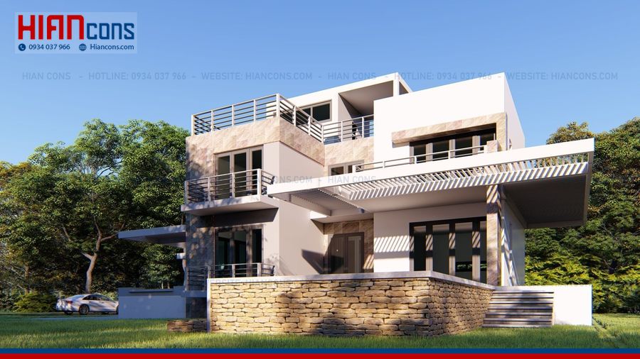 Thiết Kế Biệt Thự Hiện Đại Luxury