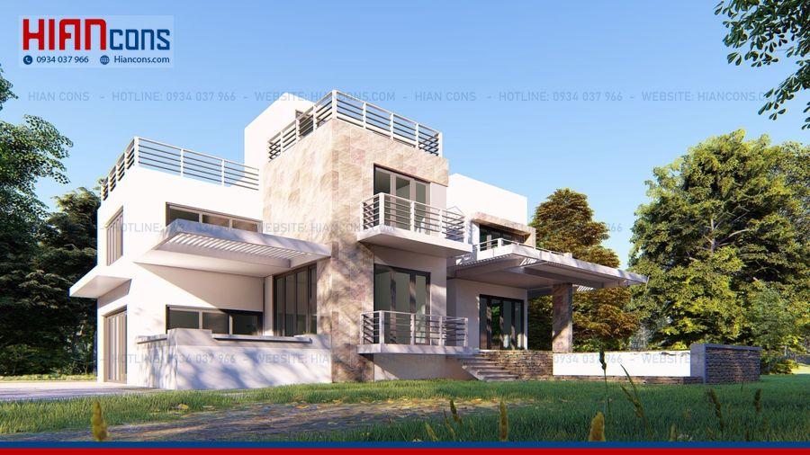 Thiết Kế Biệt Thự Hiện Đại Luxury