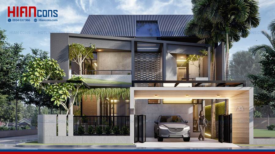 Biệt Thự Hiện Đại Đơn Lập