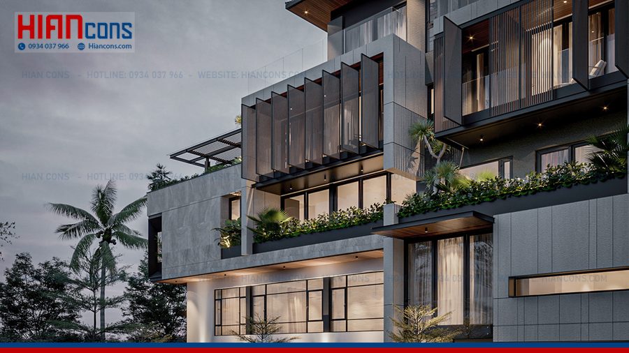 Thiết Kế Biệt Thự Hiện Đại Liền Kề