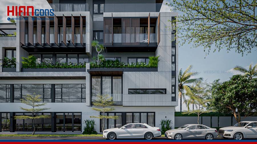 Thiết Kế Biệt Thự Hiện Đại Liền Kề
