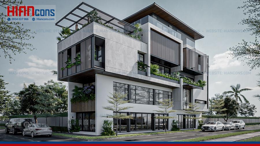 Thiết Kế Biệt Thự Hiện Đại Liền Kề
