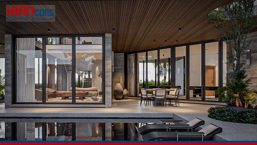 Biệt Thự Hiện Đại Trên Đất Rộng