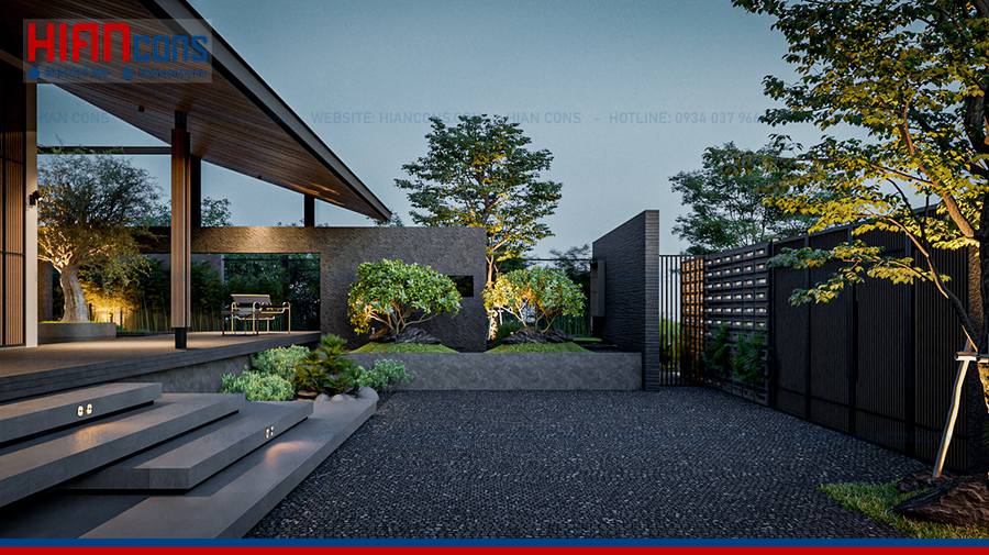 Thiết Kế Biệt Thự Hiện Đại Trên Đất Rộng
