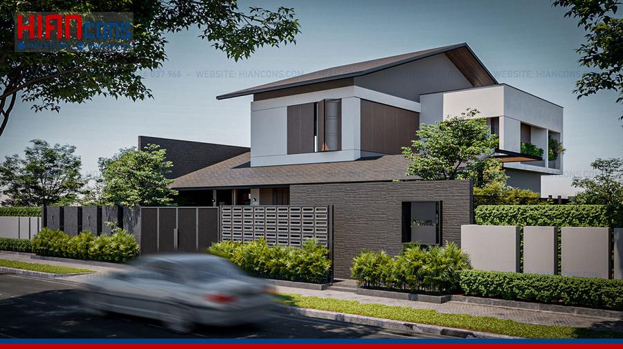 Thiết Kế Biệt Thự Hiện Đại Trên Đất Rộng