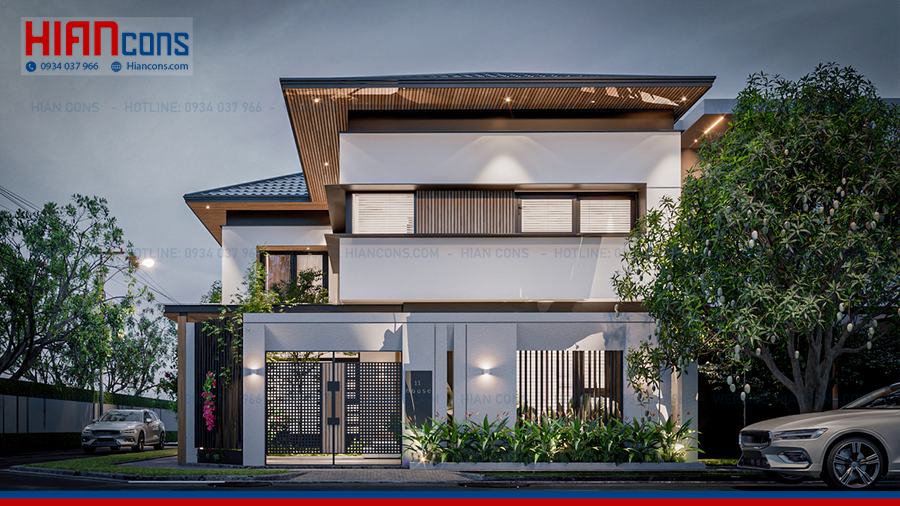 Biệt Thự Hiện Đại Trên Đất Hẹp