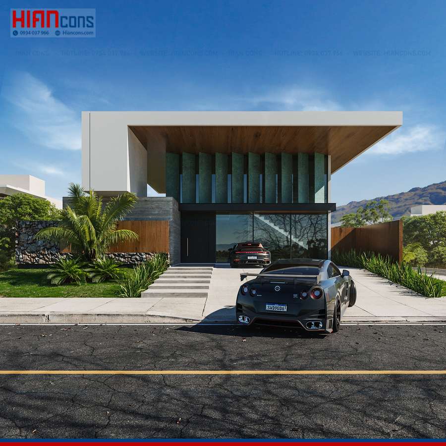 Thiết Kế Biệt Thự Hiện Đại Diện Tích 100M2