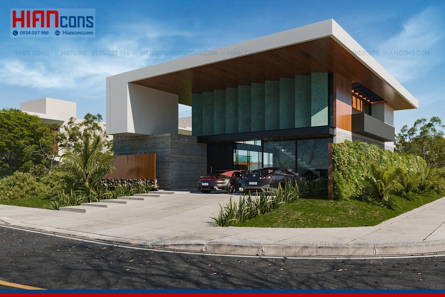 Thiết Kế Biệt Thự Hiện Đại Diện Tích 100M2