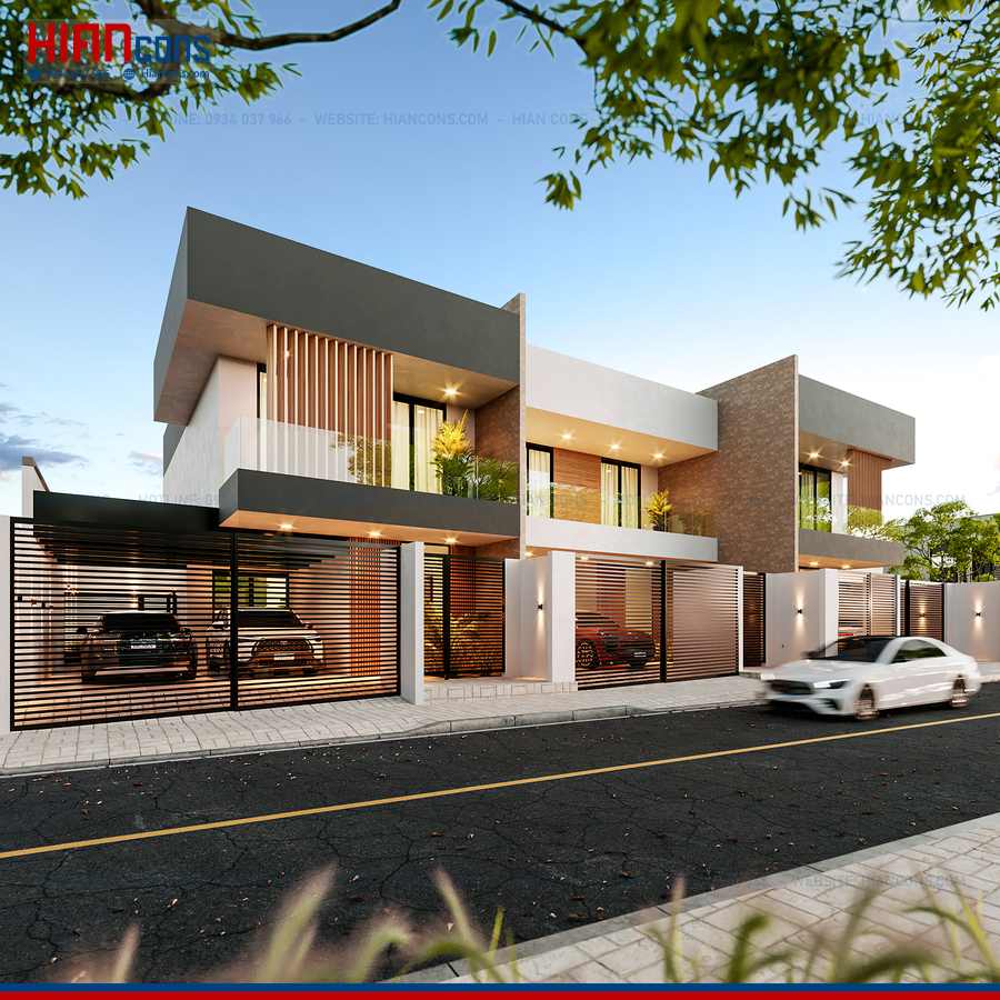 Thi Công Biệt Thự Hiện Đại Diện Tích 100M2
