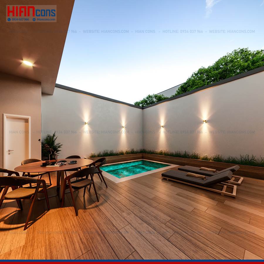 Thi Công Biệt Thự Hiện Đại Diện Tích 100M2