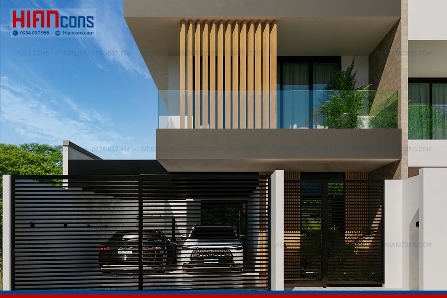 Thi Công Biệt Thự Hiện Đại Diện Tích 100M2