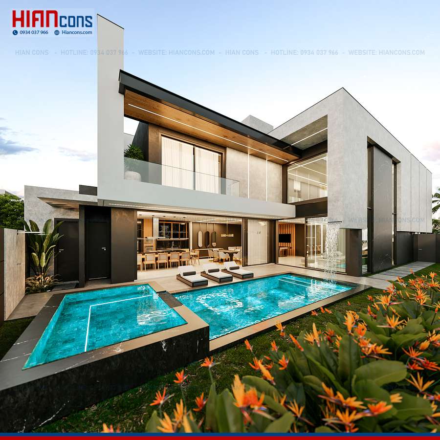 Thi Công Biệt Thự Hiện Đại Diện Tích 150M2