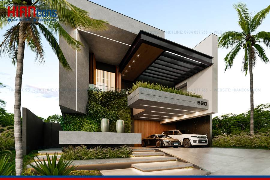 Thi Công Biệt Thự Hiện Đại Diện Tích 150M2