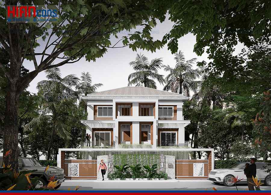 Thi Công Biệt Thự Hiện Đại Diện Tích 200M2