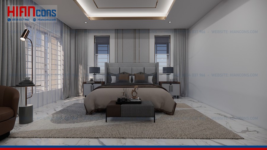 Thi Công Biệt Thự Hiện Đại Diện Tích 200M2