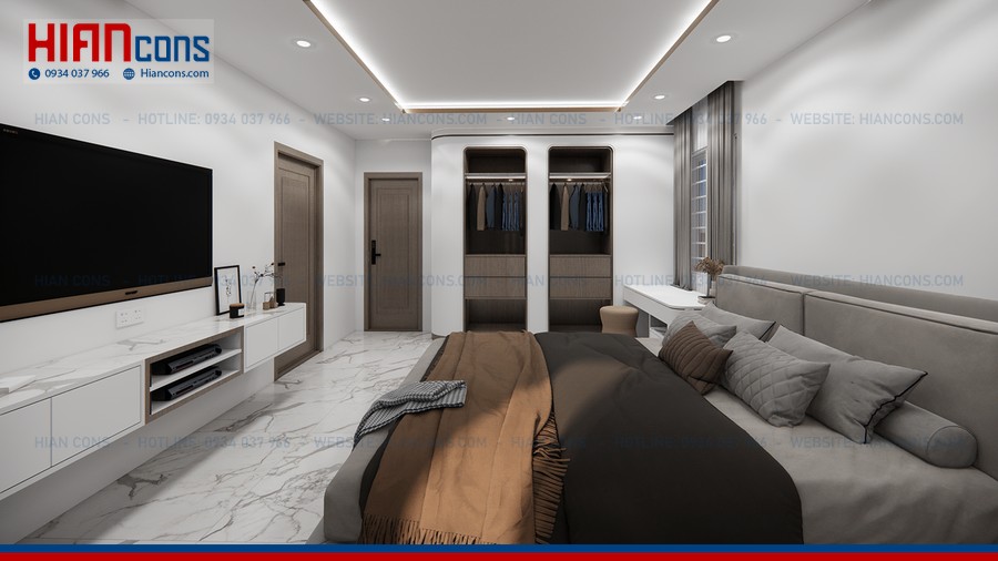 Thi Công Biệt Thự Hiện Đại Diện Tích 200M2