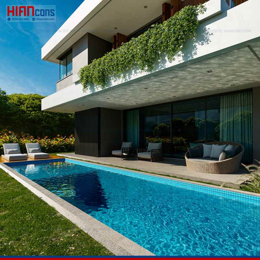 Thiết Kế Biệt Thự Hiện Đại Diện Tích 300M2