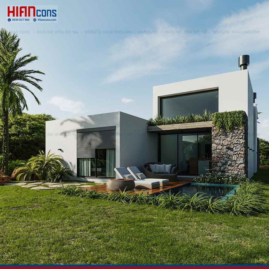 Thi Công Biệt Thự Hiện Đại Diện Tích 300M2