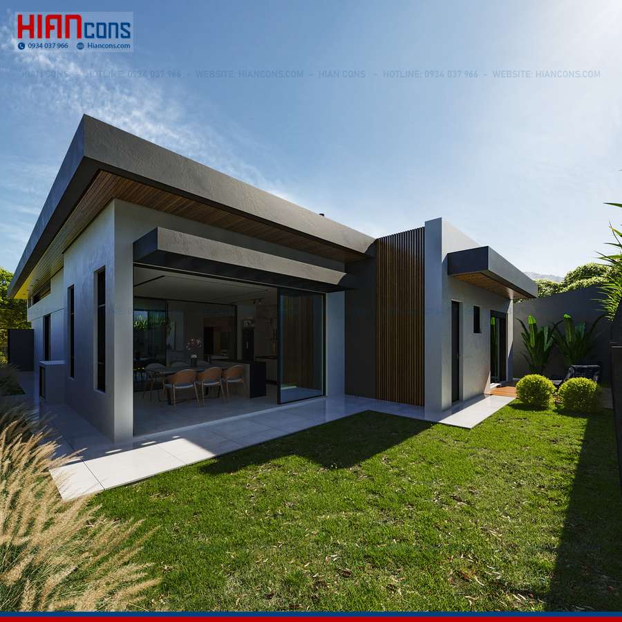 Thi Công Biệt Thự Hiện Đại Mặt Tiền 10M
