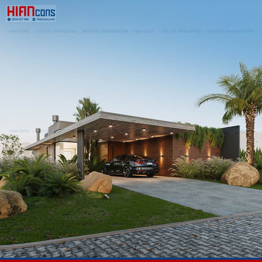 Thi Công Biệt Thự Hiện Đại Lô Đất Góc