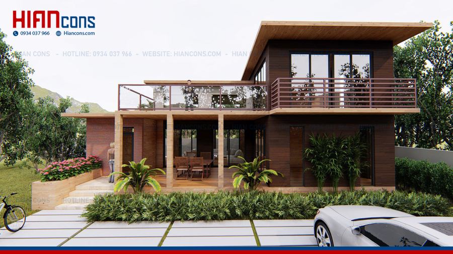 Thi Công Biệt Thự Hiện Đại Lô Đất Hẹp