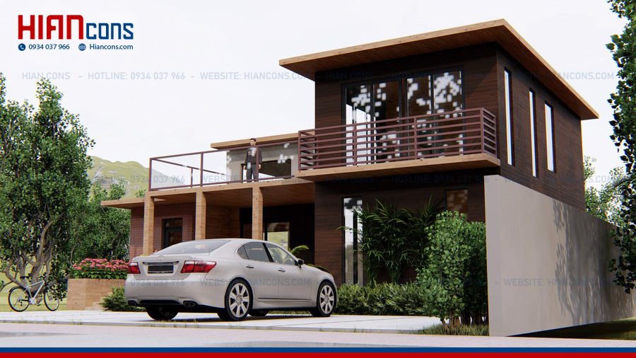 Thi Công Biệt Thự Hiện Đại Lô Đất Hẹp