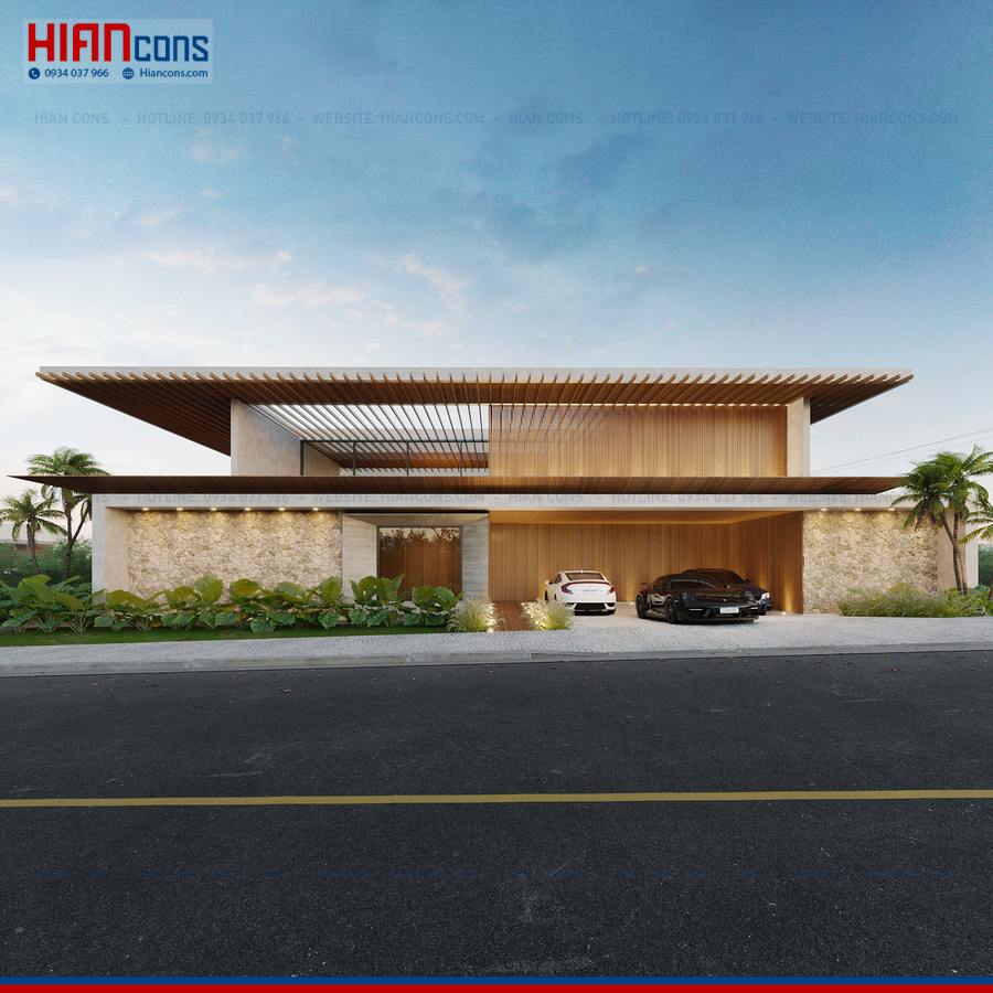 Ngoại Thất Biệt Thự Hiện Đại