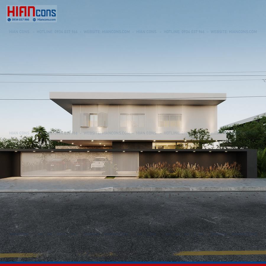Thi Công Mặt Tiền Biệt Thự Hiện Đại