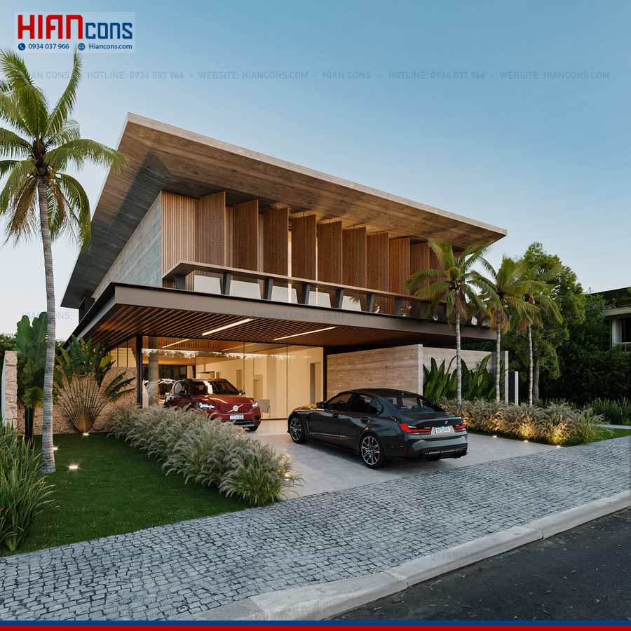 Báo Giá Xây Thô Biệt Thự Hiện Đại