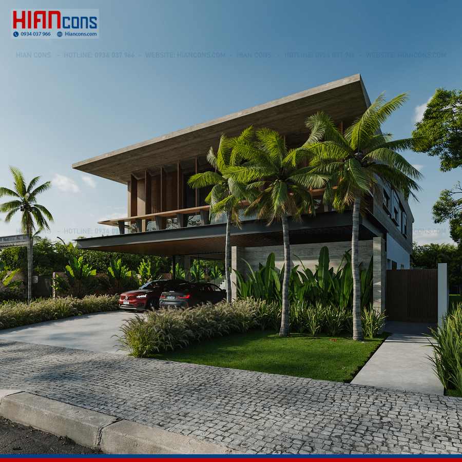 Báo Giá Xây Thô Biệt Thự Hiện Đại