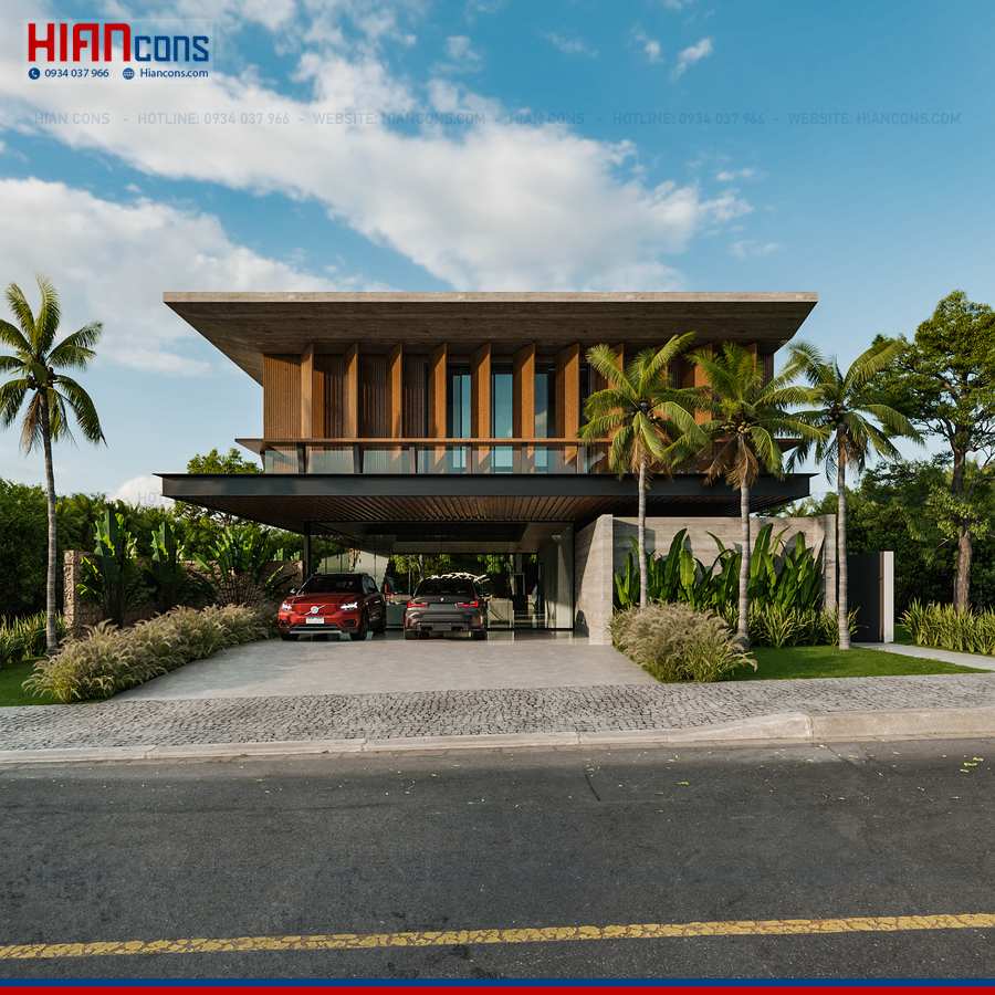 Báo Giá Xây Thô Biệt Thự Hiện Đại