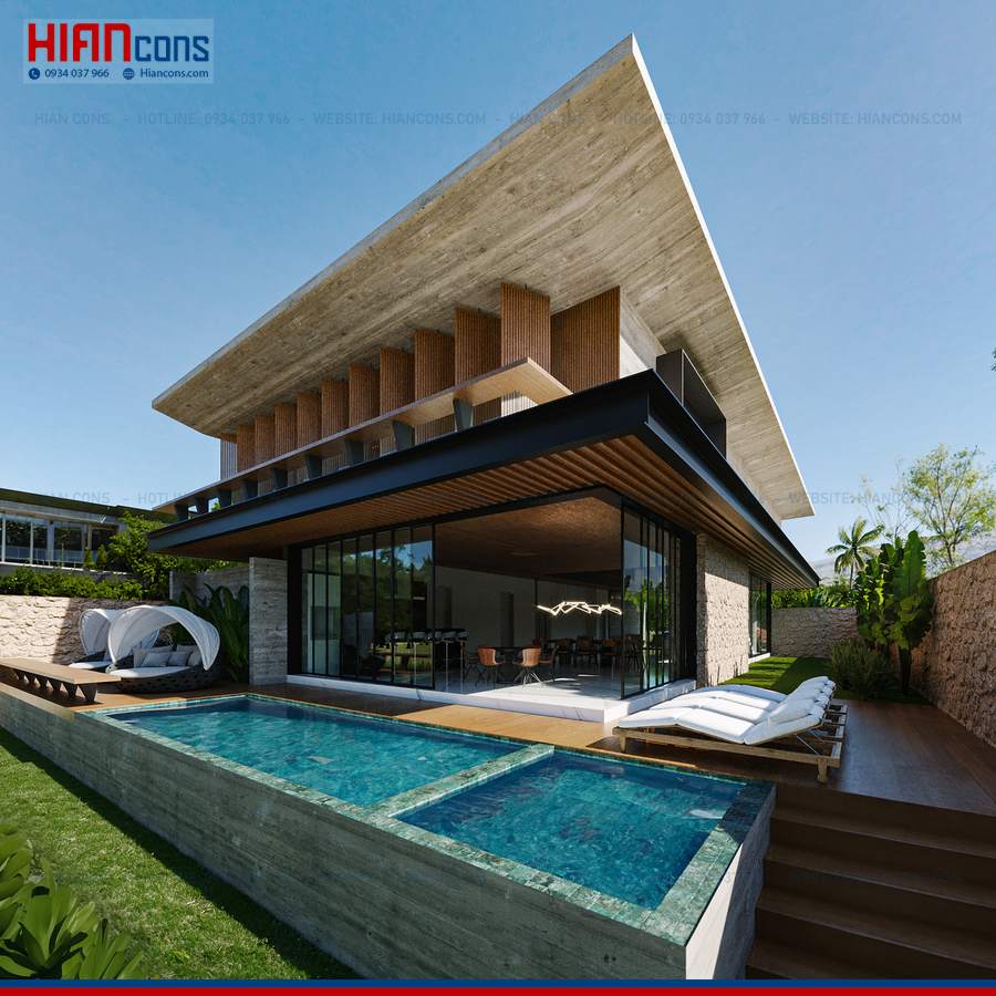 Báo Giá Xây Thô Biệt Thự Hiện Đại