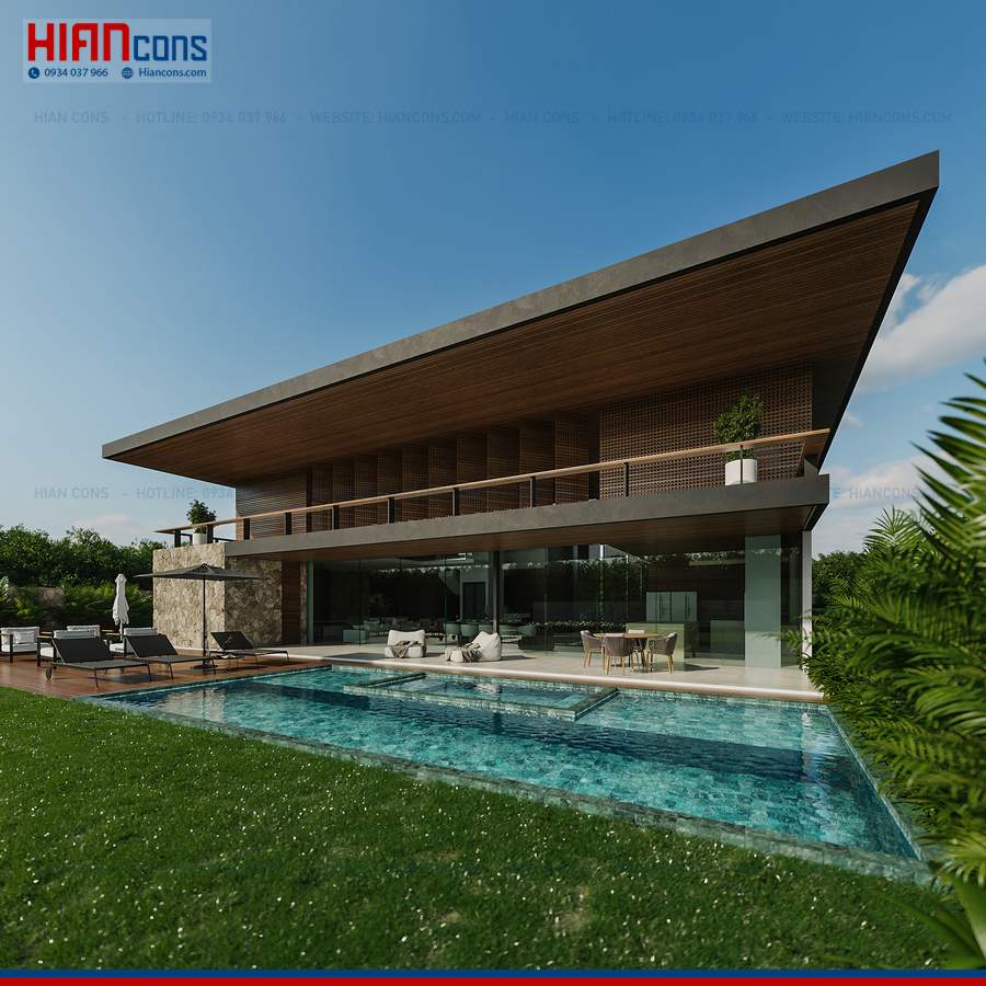 Phối Cảnh 3D Biệt Thự Hiện Đại