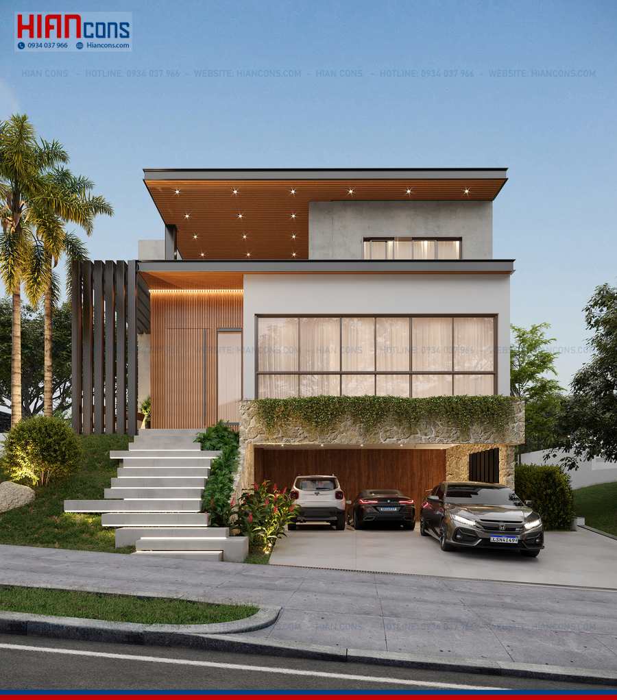 Thiết Kế Thi Công Biệt Thự Hiện Đại