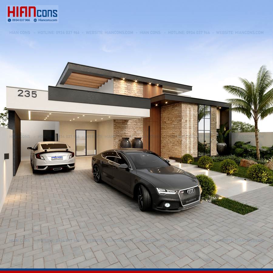 Biệt Thự Hiện Đại Ấn Tượng