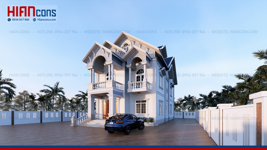 Thi Công Biệt Thự Mái Thái