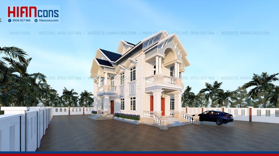 Thi Công Biệt Thự Mái Thái