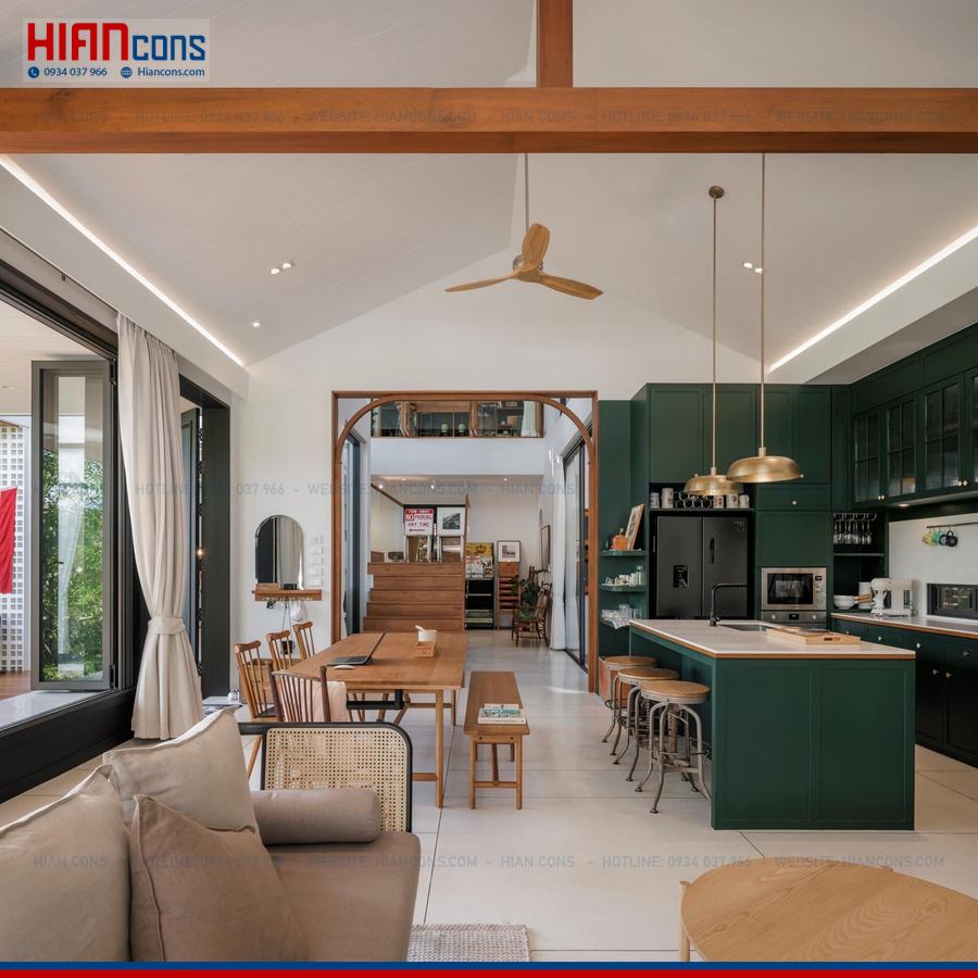 Thi Công Nhà Biệt Thự Mái Thái