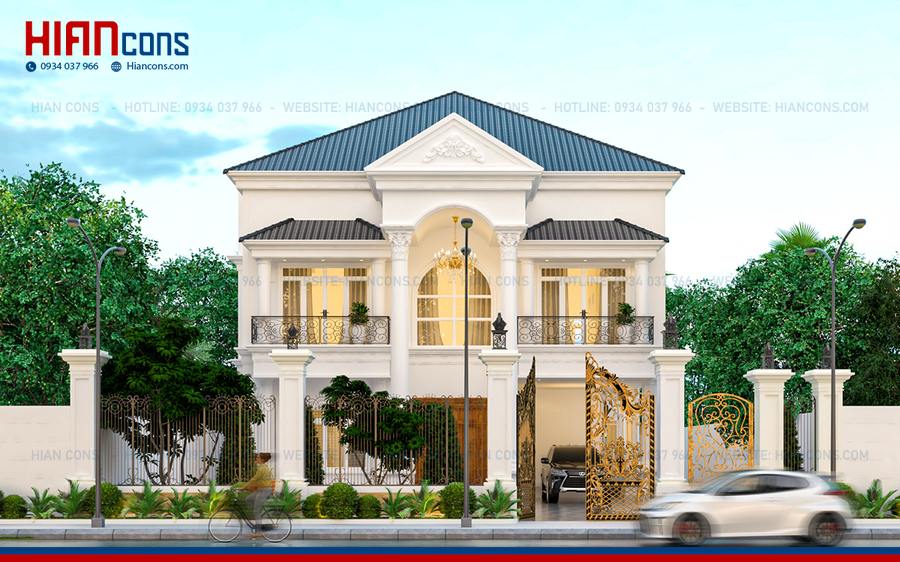 Giá Thi Công Biệt Thự Mái Thái