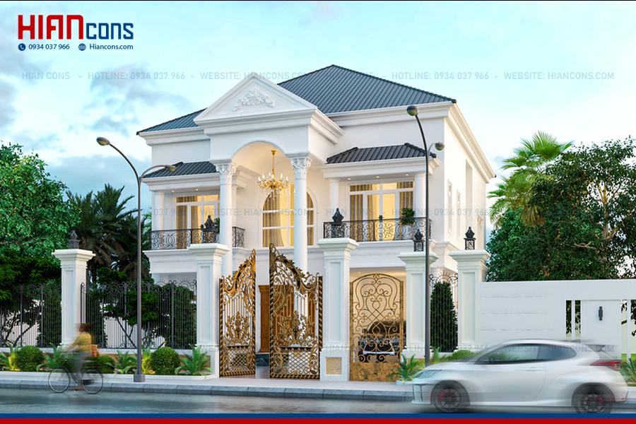 Giá Thi Công Biệt Thự Mái Thái