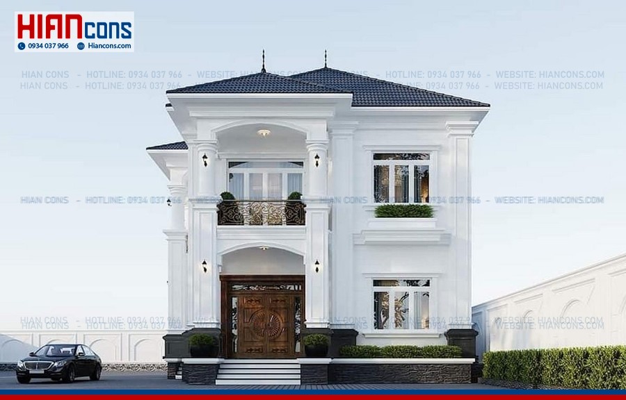 Thiết Kế Thi Công Biệt Thự Mái Thái