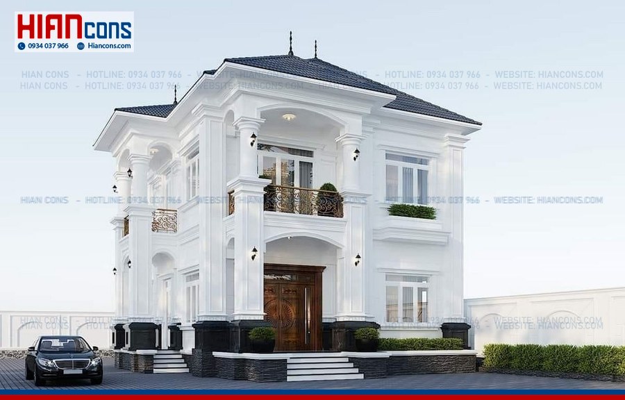 Thiết Kế Thi Công Biệt Thự Mái Thái