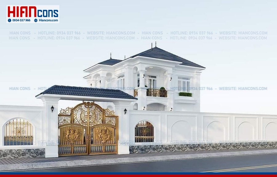 Thiết Kế Thi Công Biệt Thự Mái Thái