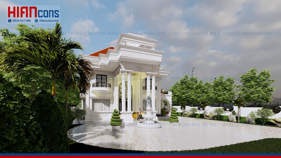 Thiết Kế Thi Công Biệt Thự Mái Thái