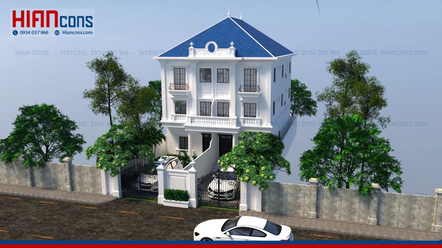 Thiết Kế Thi Công Biệt Thự Mái Thái