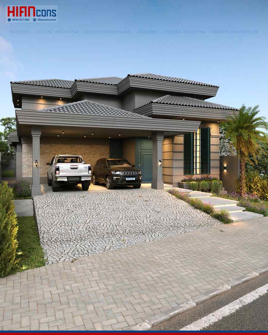 Đơn Vị Thi Công Biệt Thự Mái Thái