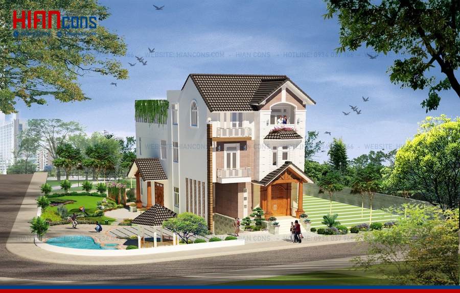 Đơn Vị Thi Công Biệt Thự Mái Thái